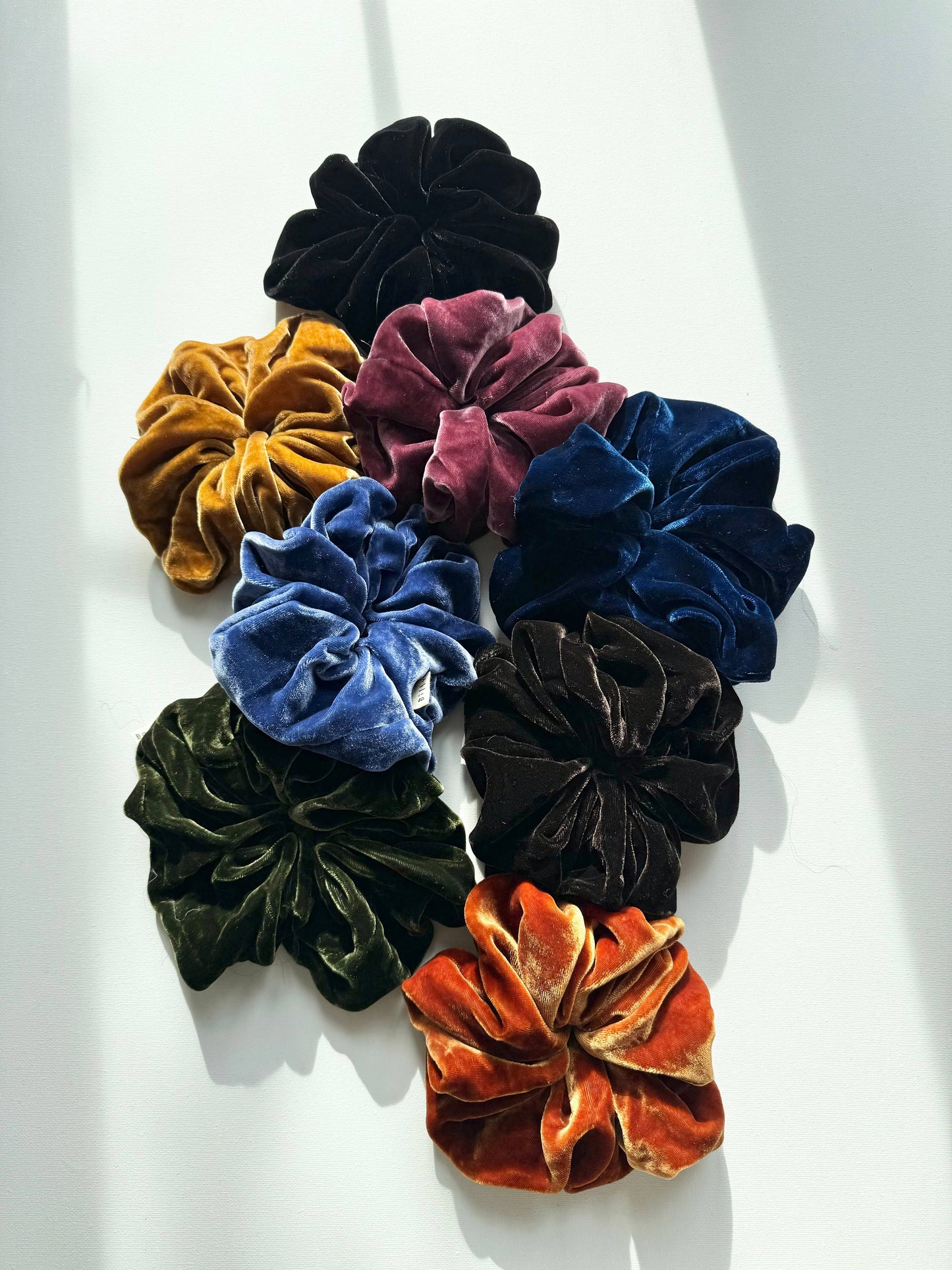Chouchous en velours - Silk Velvet Scrunchies - Billy Bamboo
