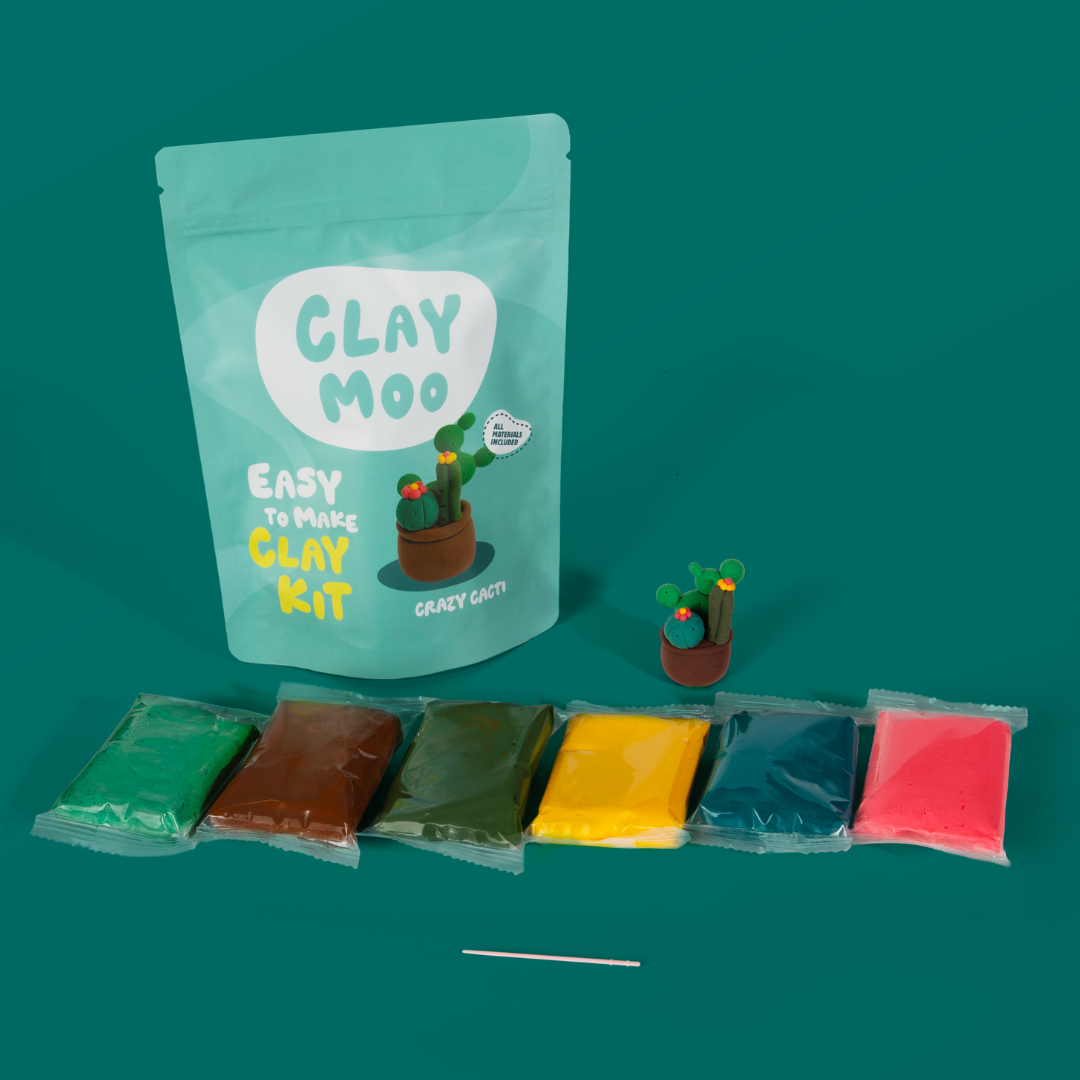 Kit diy argile auto durcissante -Cactus - Claymoo