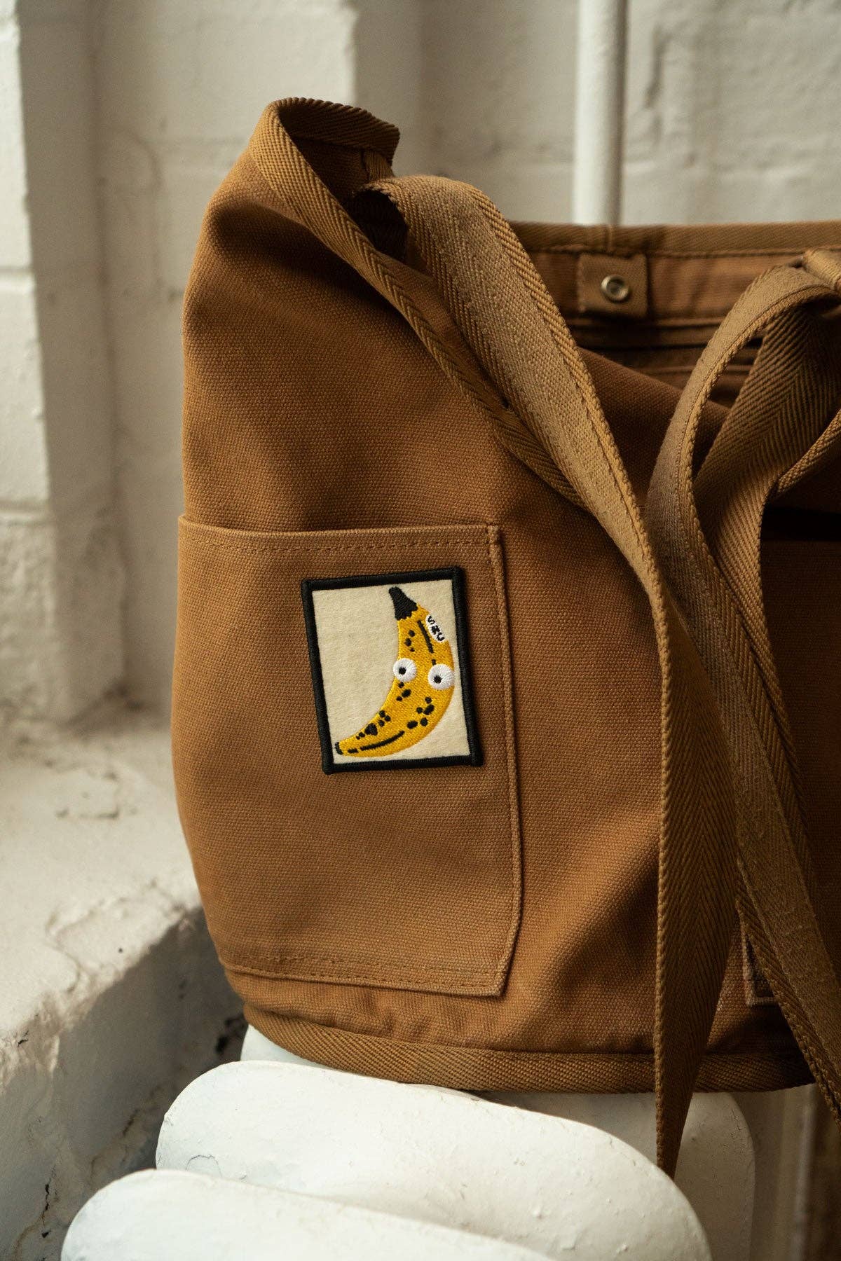 Googly Banana - Patch thermocollante en feutre - Stay Home Club