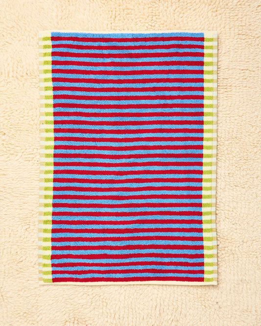 Tapis de bain "Lanternfly Stripe Thick Cotton" - Dusen Dusen