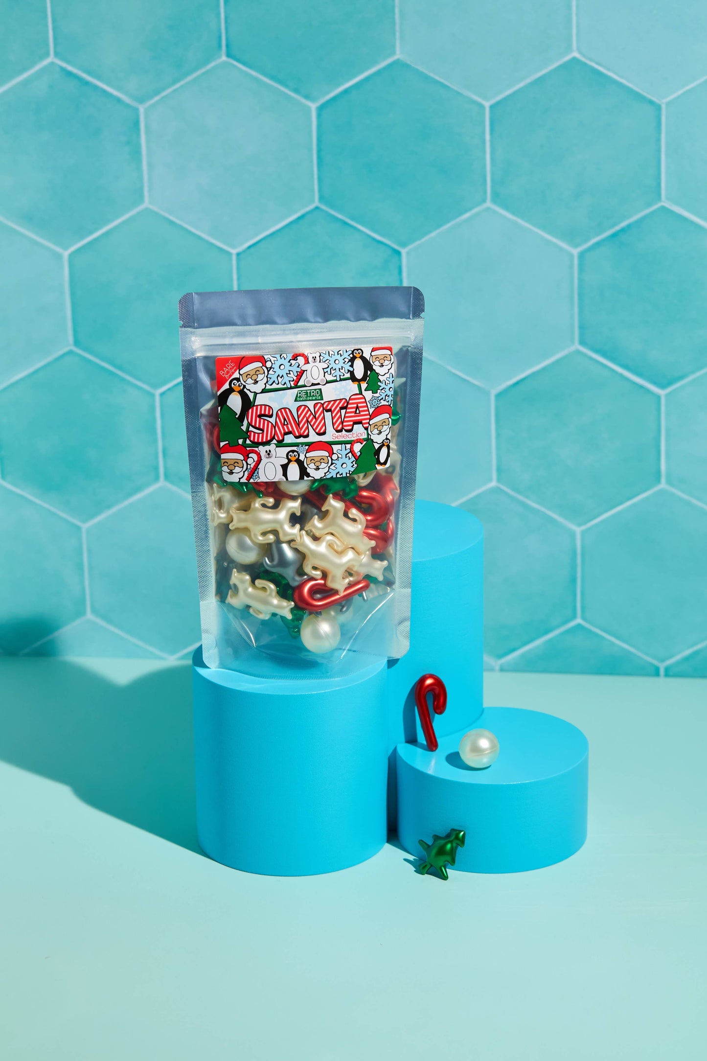 Lot de Perles de Bain Retro Temps des Fetes - Bare Boutique
