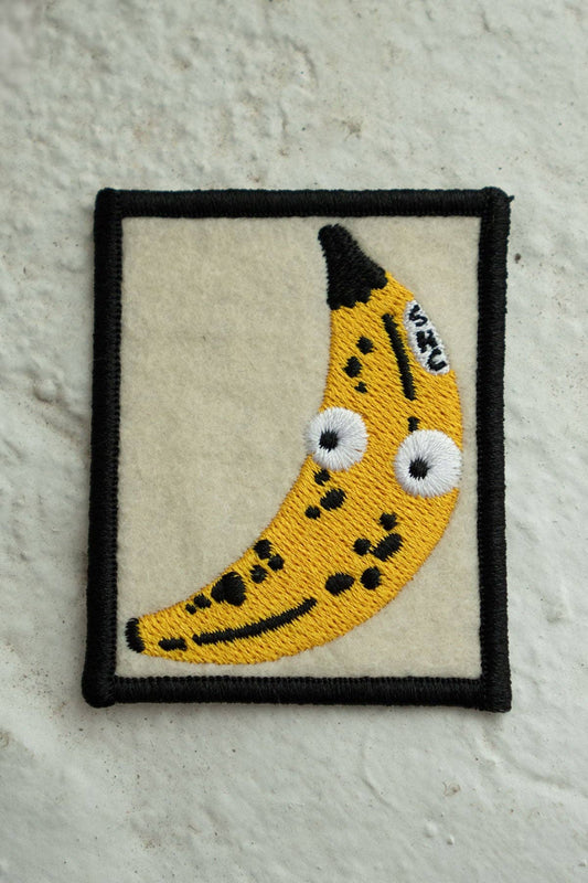 Googly Banana - Patch thermocollante en feutre - Stay Home Club