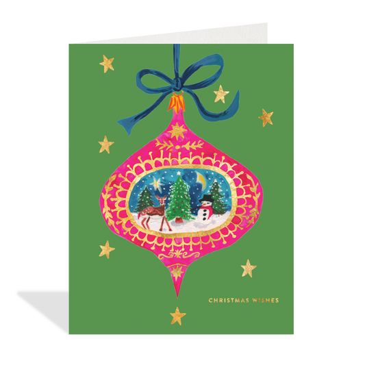 Carte de souhaits  Christmas Ornament-  Halfpenny Postage -