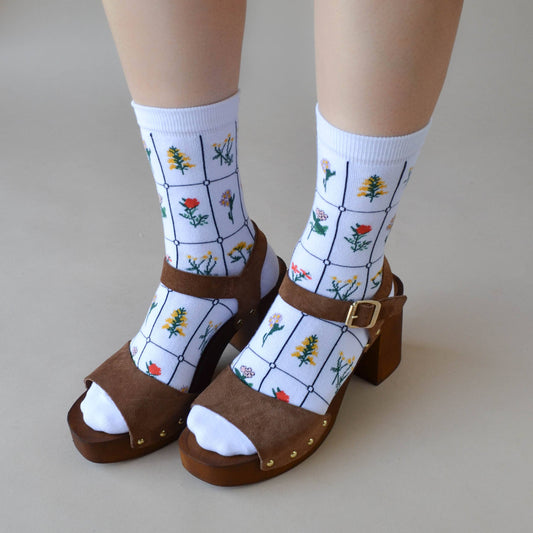 Chaussettes jardin botanique - Tiepology