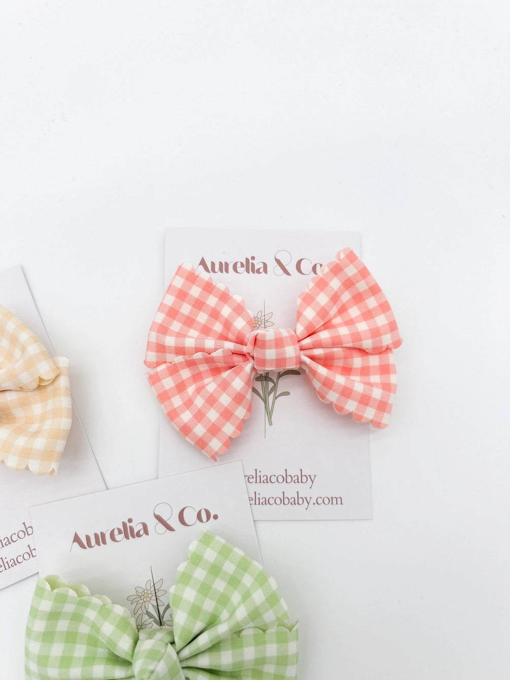Pince pour les cheveux ''vichy'' - Aurelia & Co.