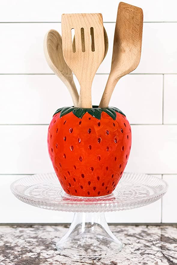 Vase fraise - Strawberry Ceramic Vase - Ban.do