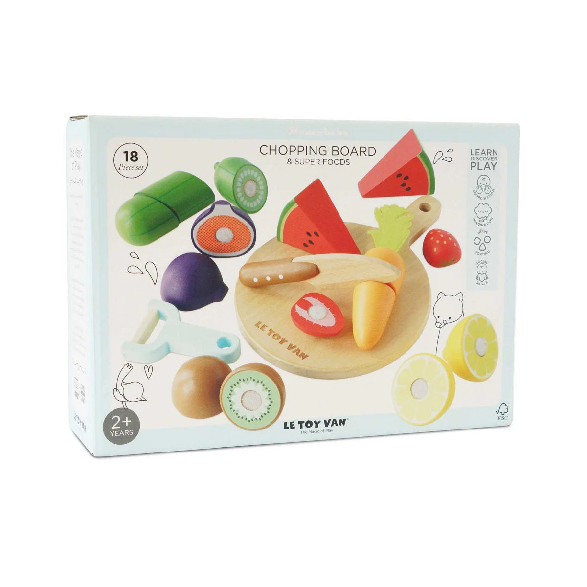 Jeu Planche à découper et aliments - Le Toy Van