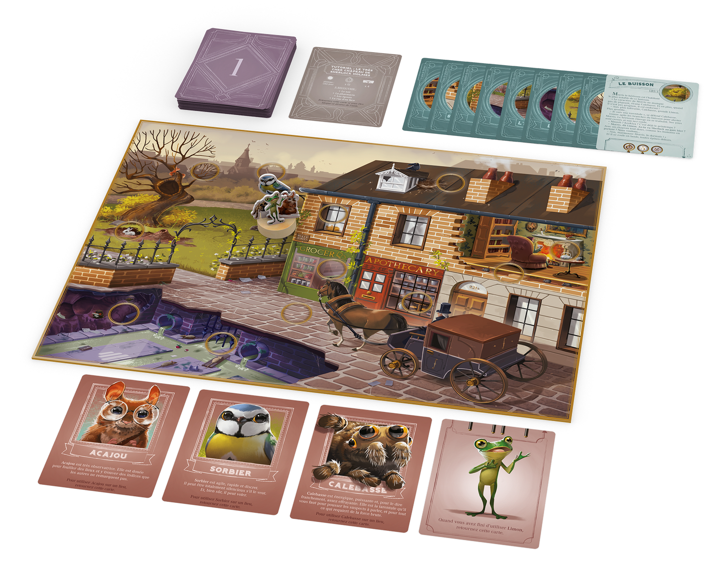 Jeu Les Animaux de Bakerstreet - Djeco