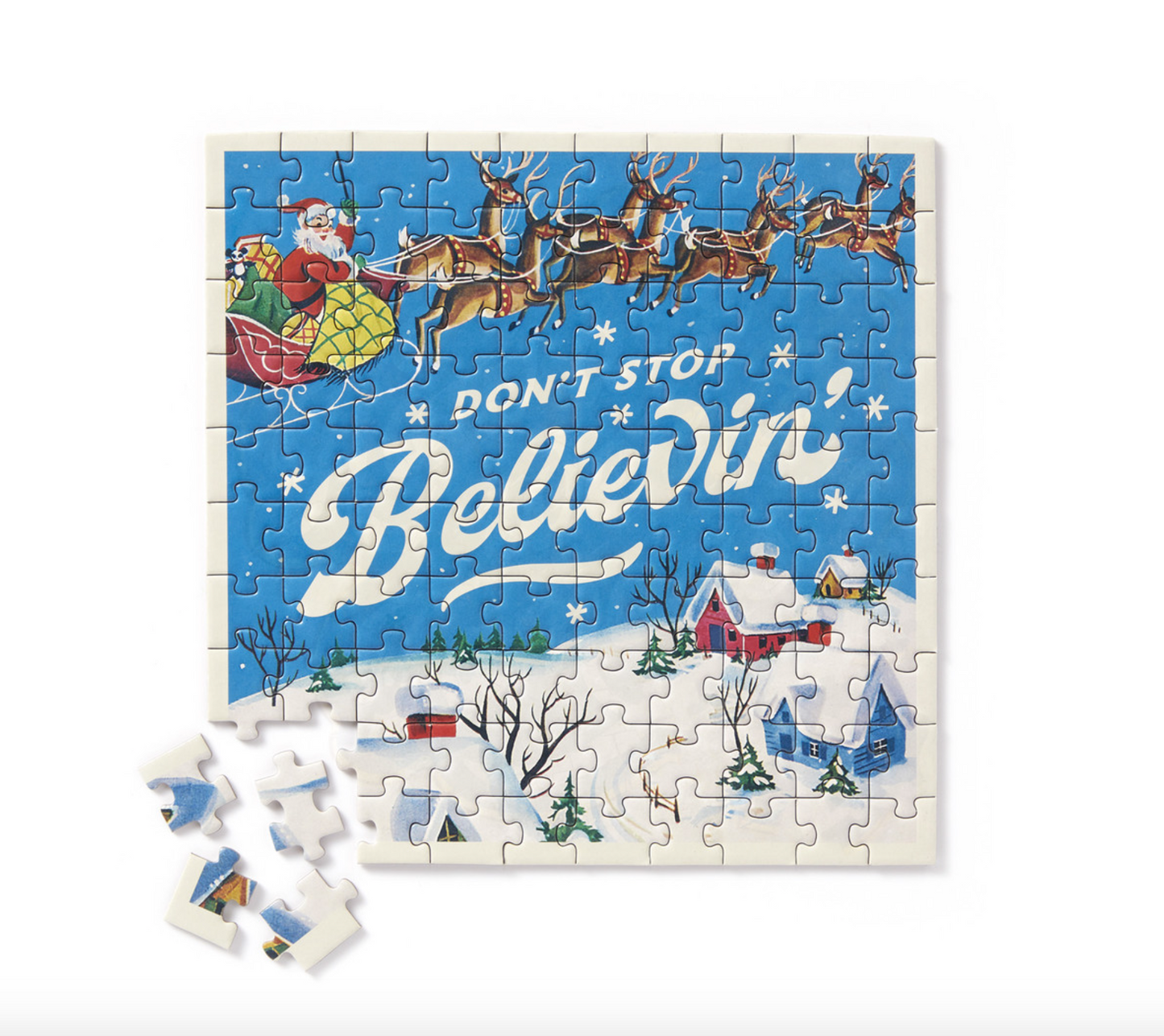 Casse-tête Don't Stop Believin' 100 Piece Retro puzzle - Brass Monkey