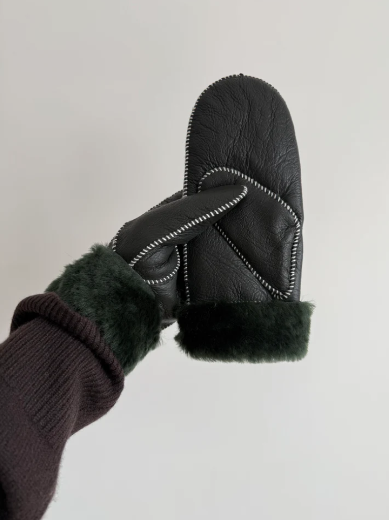 Mitaines en shearling - shearling mittens - Billy Bamboo