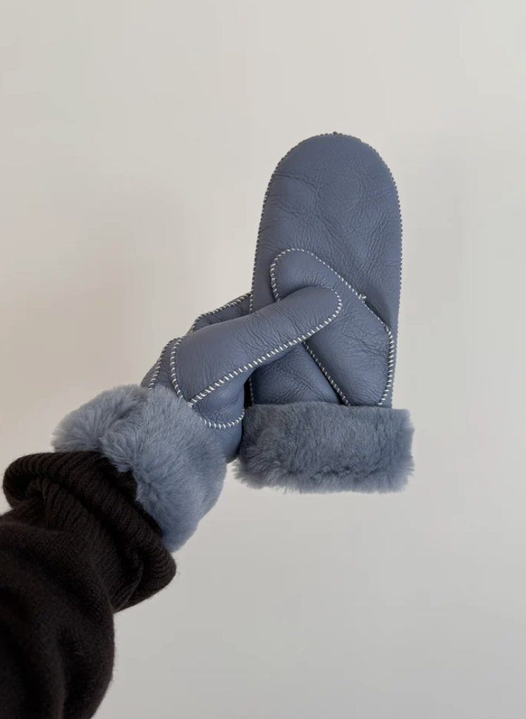 Mitaines en shearling - shearling mittens - Billy Bamboo