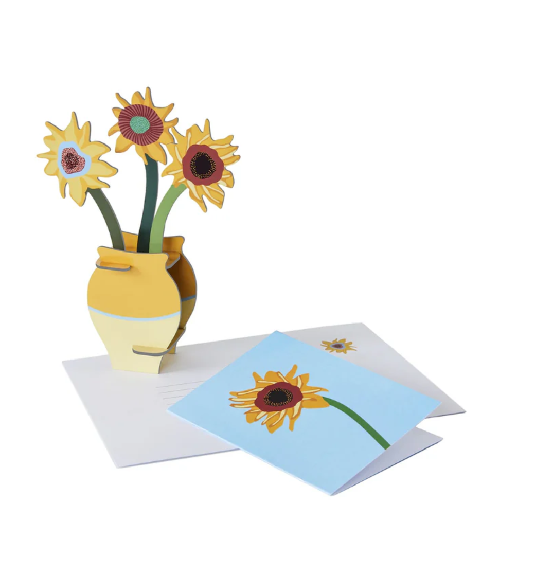 Fleurs de Van Gogh Flowers - Carte Pop-Out 3D - Studio Roof