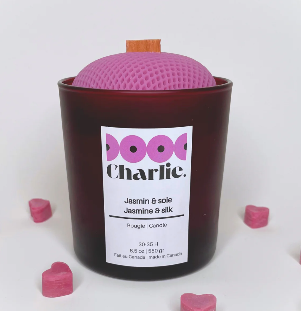 Bougie en pot 8 oz - Charlie Pop