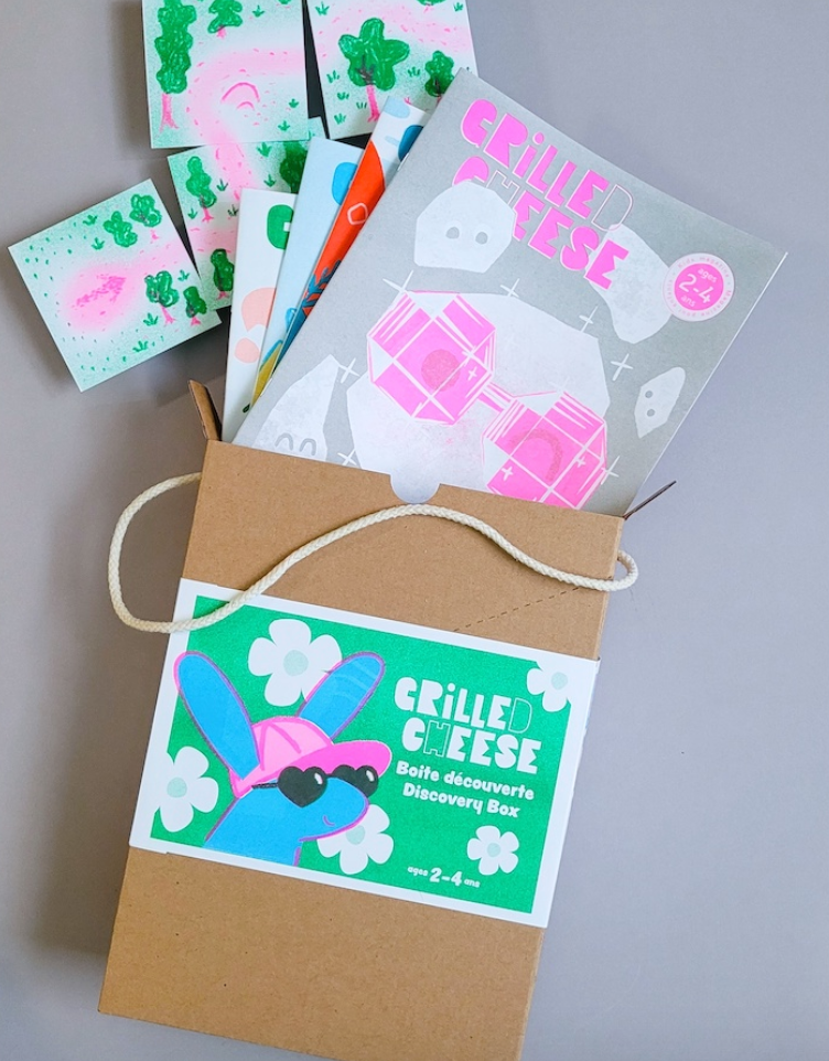 Boite découverte magazine d'activités pour enfants - Grilled Cheese
