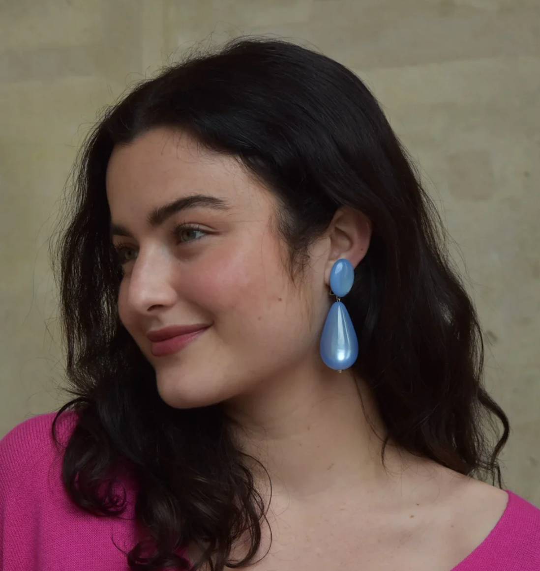 Collection boucles à clip en résine PRINTEMPS - Francine Bramli Paris