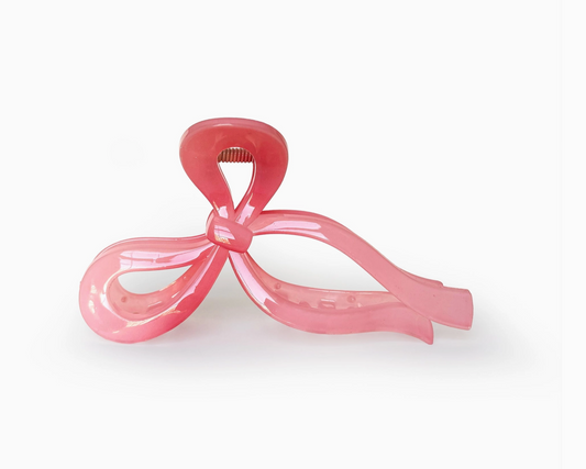 Pince à cheveux ''Ombre Ribbon'' Hair claw - Rainbow Unicorn Birthday Surprise