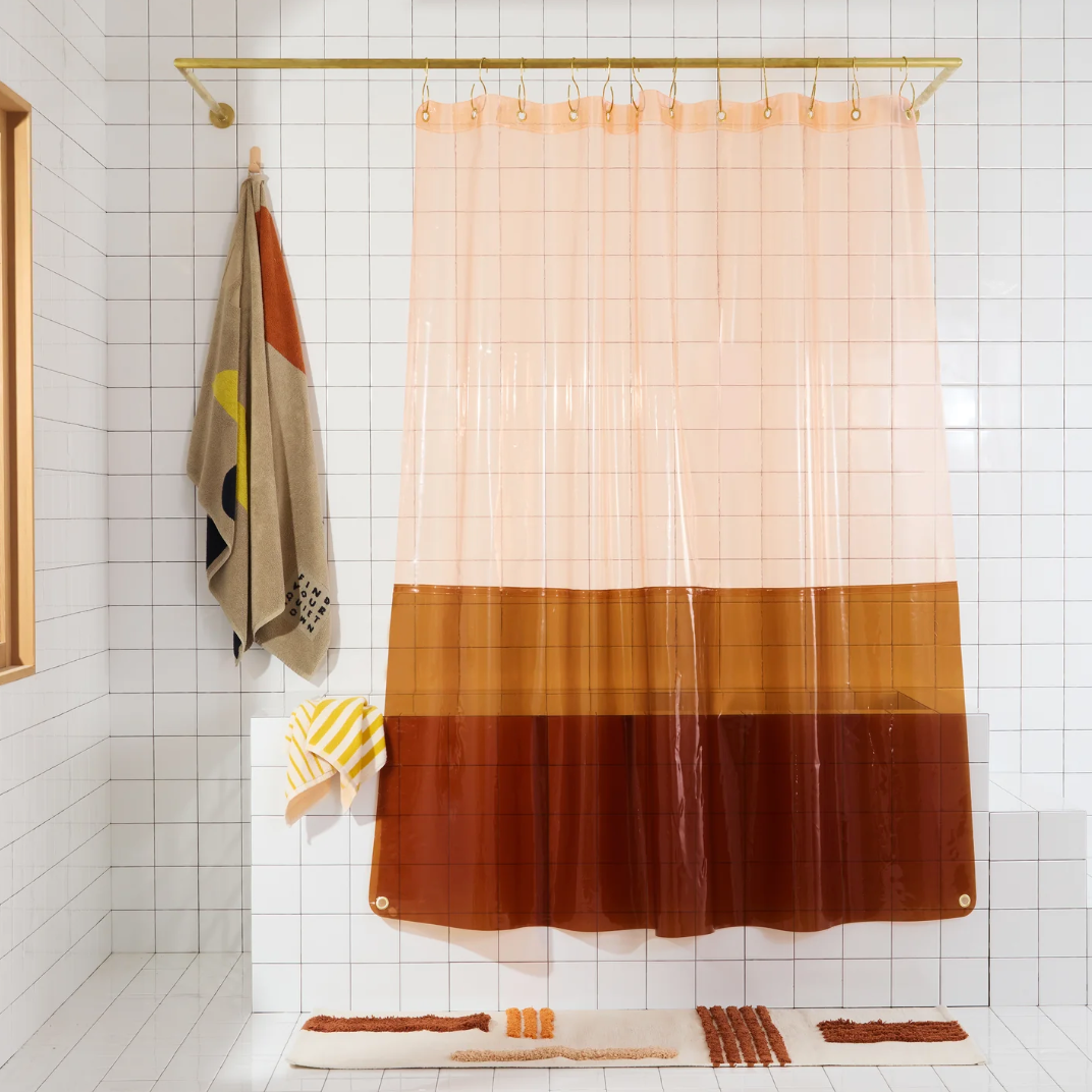 Rideau de douche Sun Shower Orient Warm - Quiet Town