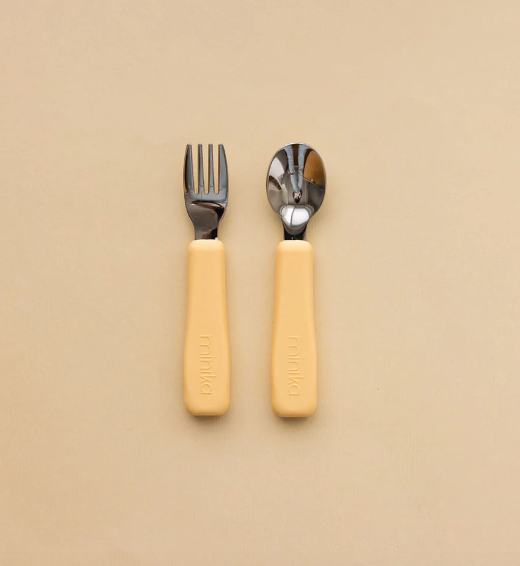 Ensemble d'ustensiles - Fork and spoon set - Minika