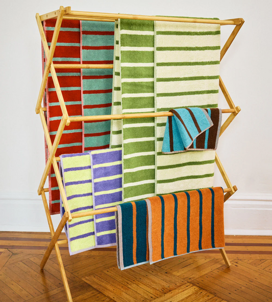 Collection Serviettes ''Bird Stripe'' Towels à l'unité - Dusen Dusen