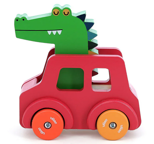 Voiture pouêt - Crocodile Beep Car - Vilac