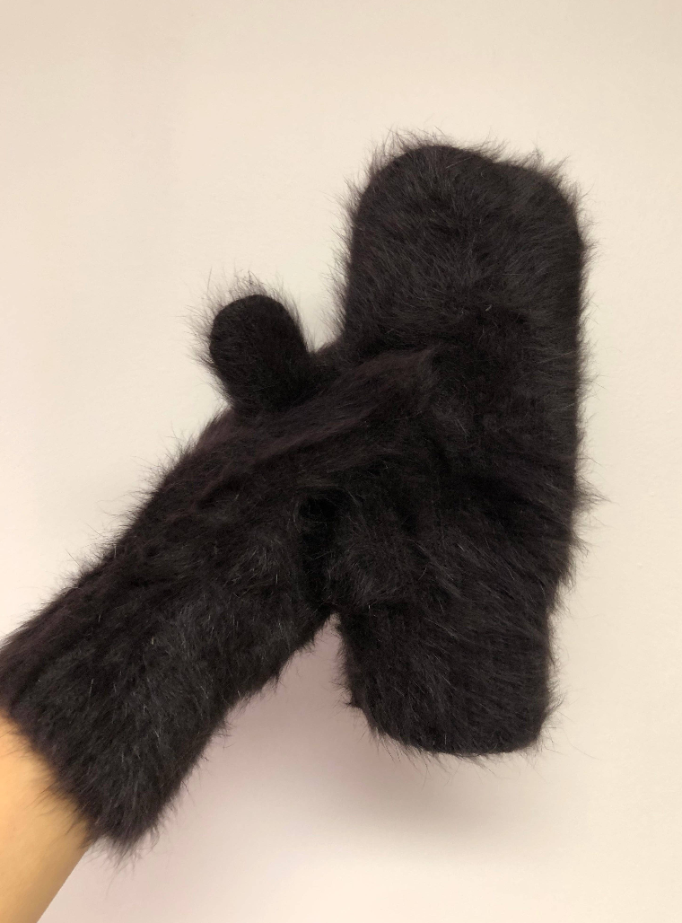 Mitaine duveteuses - Angora Fluffy Mittens - Billy Bamboo