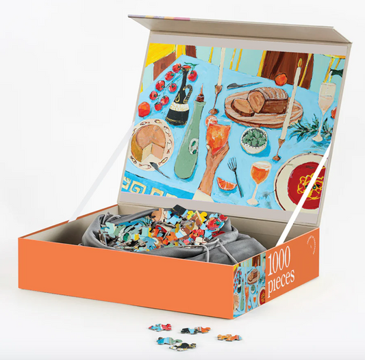 Casse-tête 1000 Piece Puzzle - Feast On the Sunlit Terrace - Journey of Something