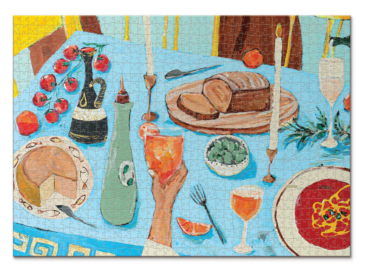Casse-tête 1000 Piece Puzzle - Feast On the Sunlit Terrace - Journey of Something