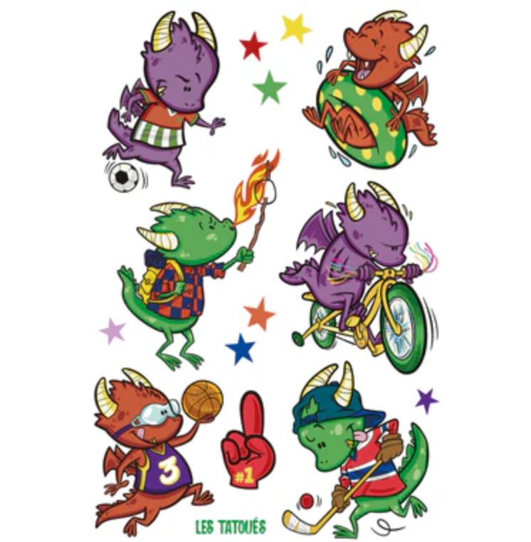 Tatouages temporaires - Les Tatoués - Temporary Tattoos