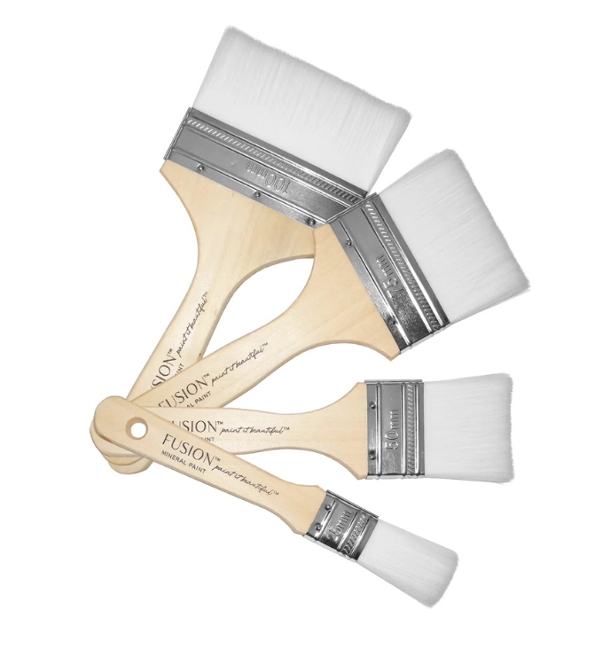 Pinceaux de Soie Plat Économique  - Flat Economy Brush 3 in - Fusion
