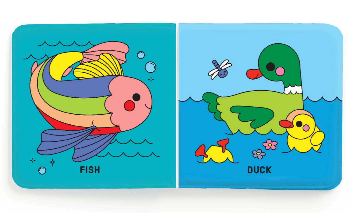 Livre magique pour le bain "Pond Friends" Color Magic Bath Book - Mudpuppy