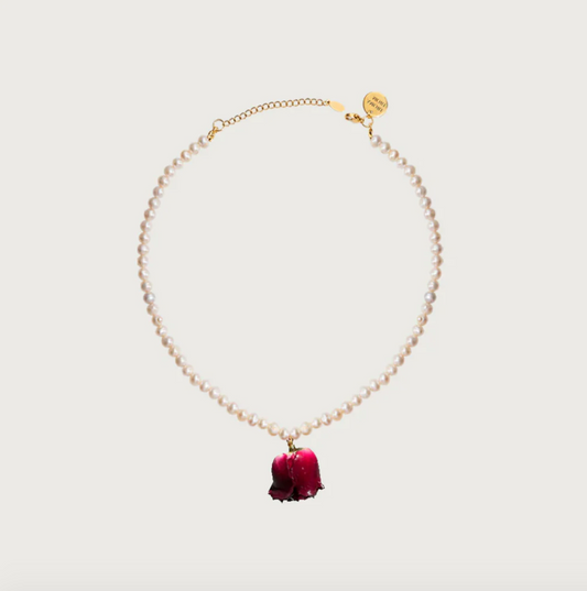 Collier Red Rose Necklace - Amori Mori