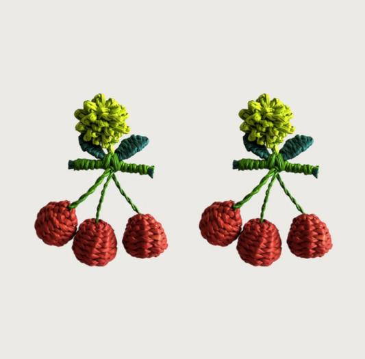 Boucles Palma Cherry Earrings - Amori Mori