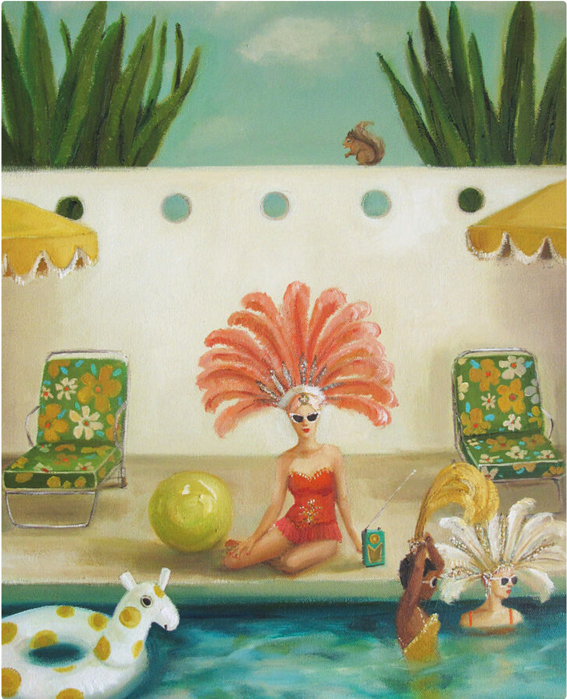 Collection Affiches Art Print - 8.5" X 11" - JANET HILL STUDIO -