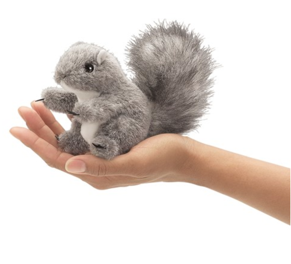 Marionnette mini Ecureuil gris - Grey Squirrel - Folkmanis