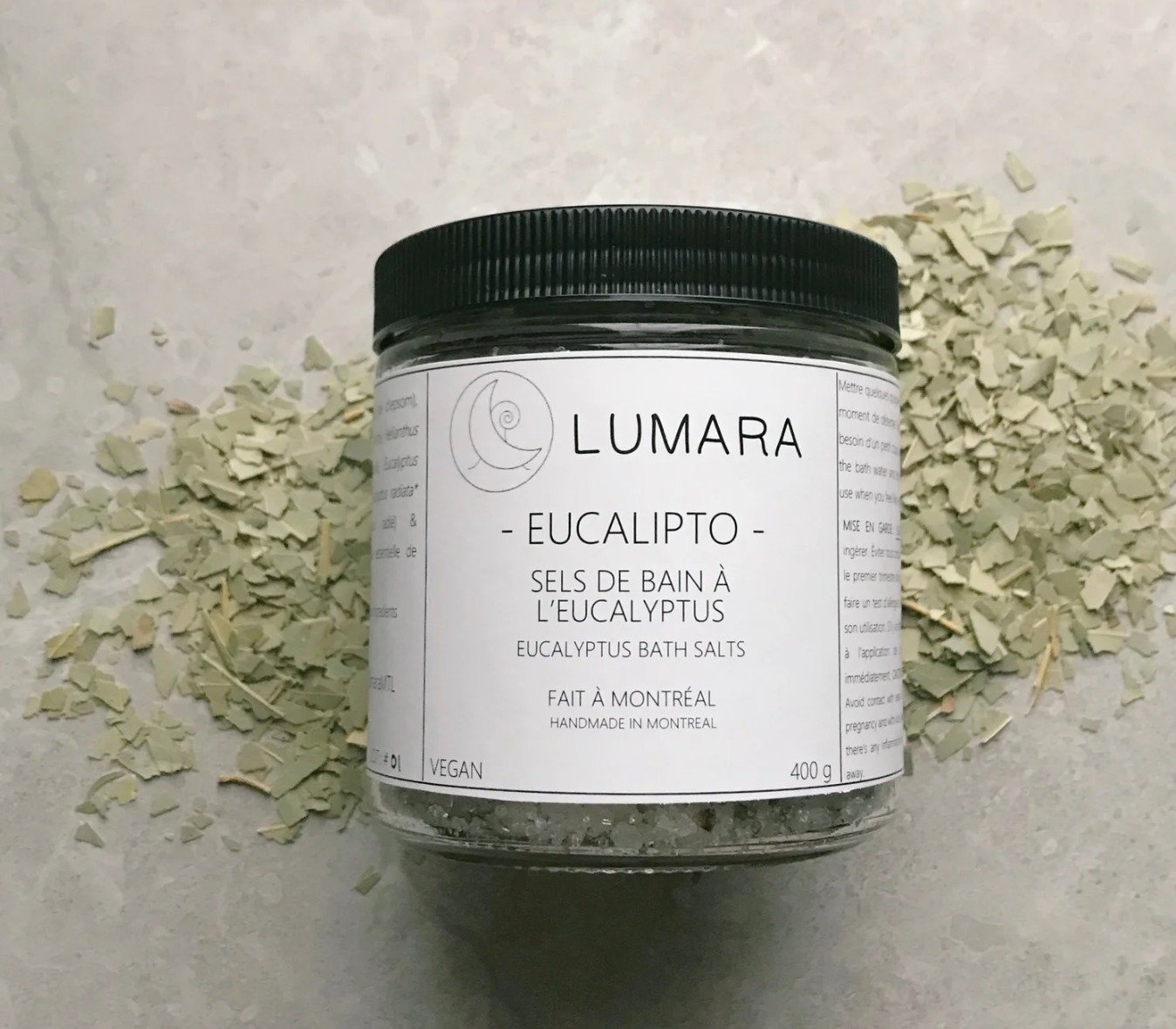 Eucalipto sels de bain - bath salts - Lumara