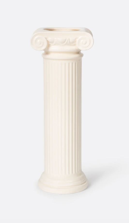 White Athena Vase-DOIY