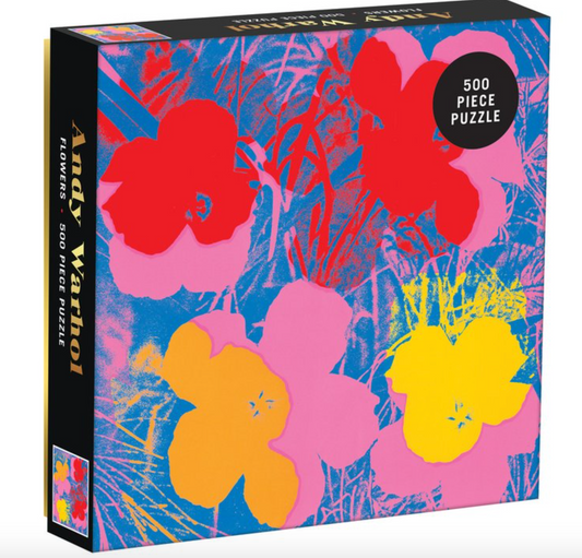 Casse-tête 'Andy Warhol Flowers 500 Piece' Puzzle - Galison