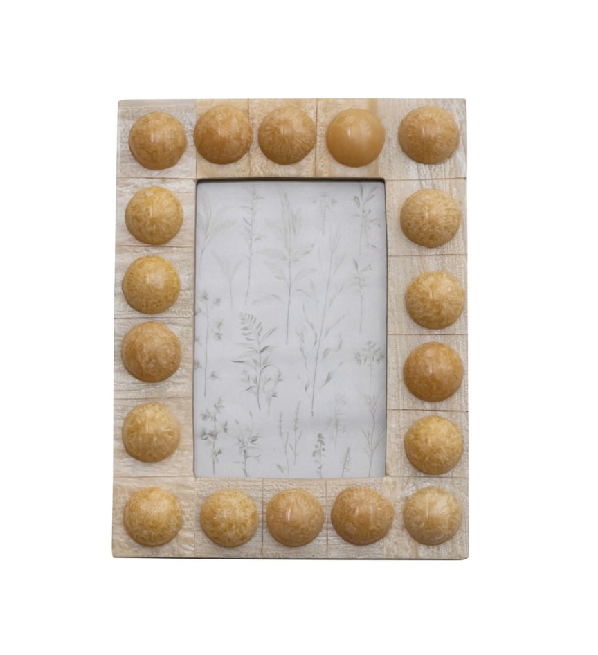 Cadre photo en résine marbrée - Design Home Gift and Paper