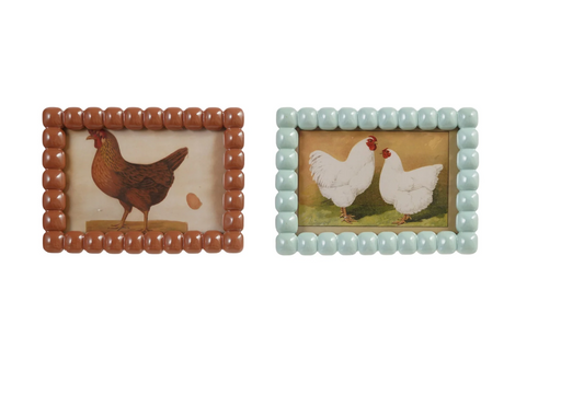 Cadre photo bleu et marron - Design Home Gift and Paper