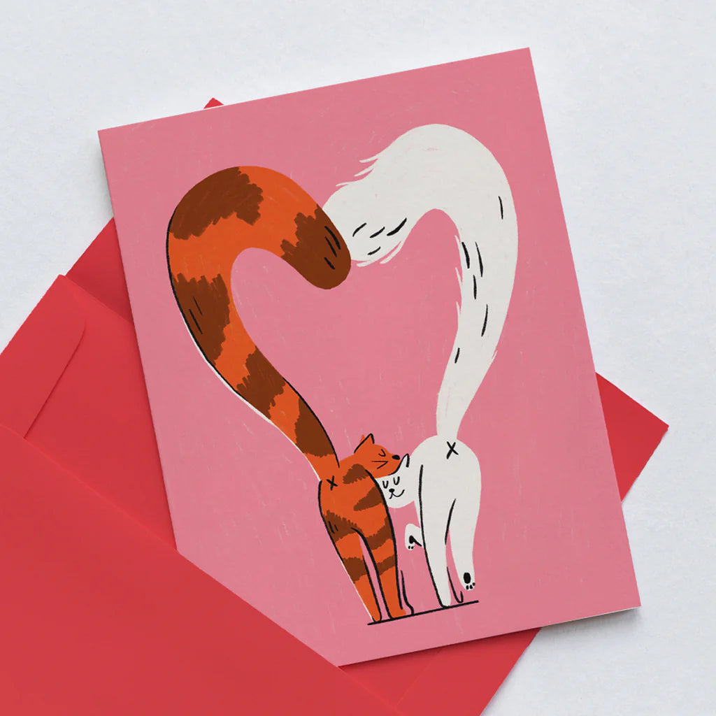 PURRFECT LOVE - Carte de souhaits - Greeting Card - Paperole