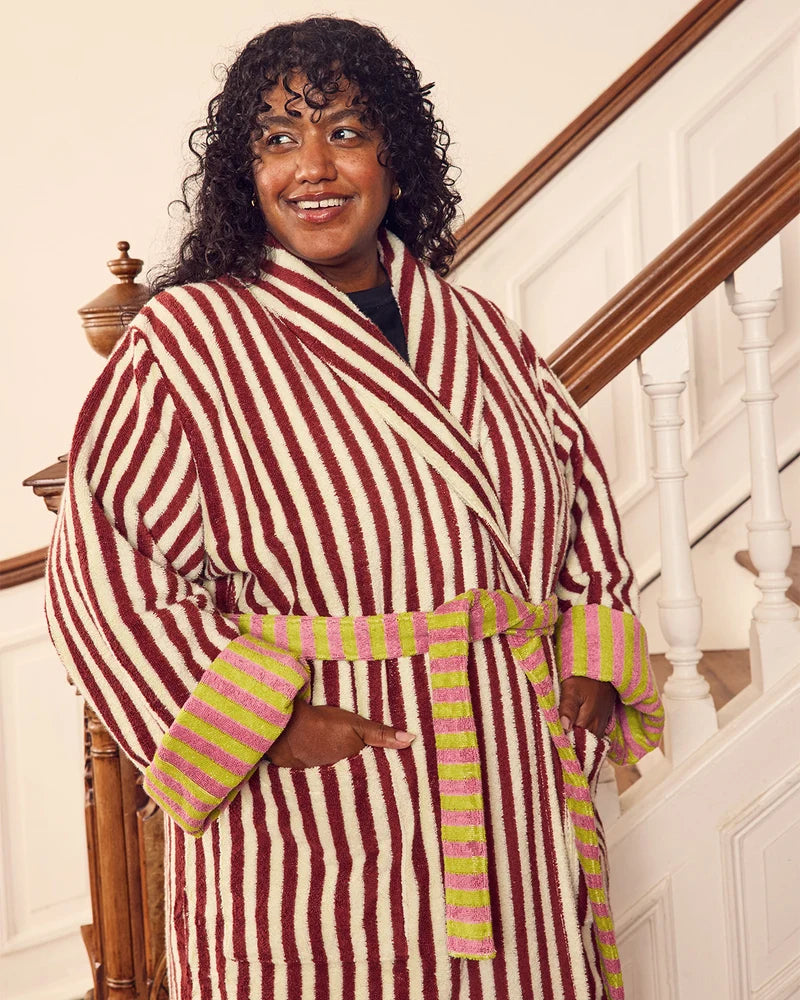 Peignoir robe de chambre rayé Caterpillar 26-27 - Dusen Dusen