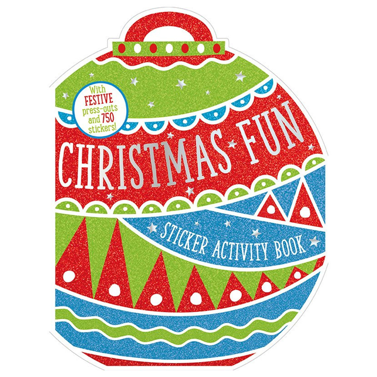 Cahier d'Activités Noel - Christmas Fun Sticker Activity Book - Make Believe Ideas