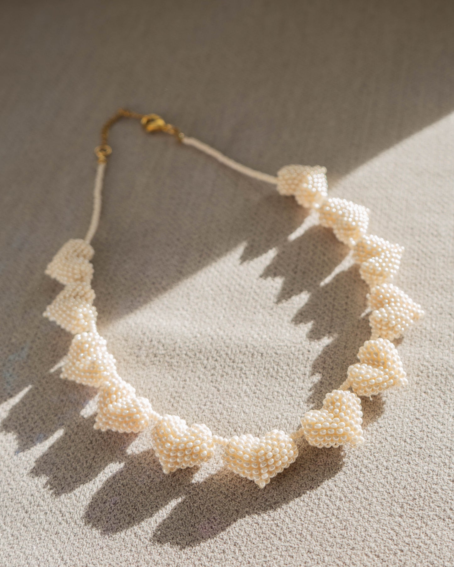 Collier lua Perles Blanches - Grow Accessorios