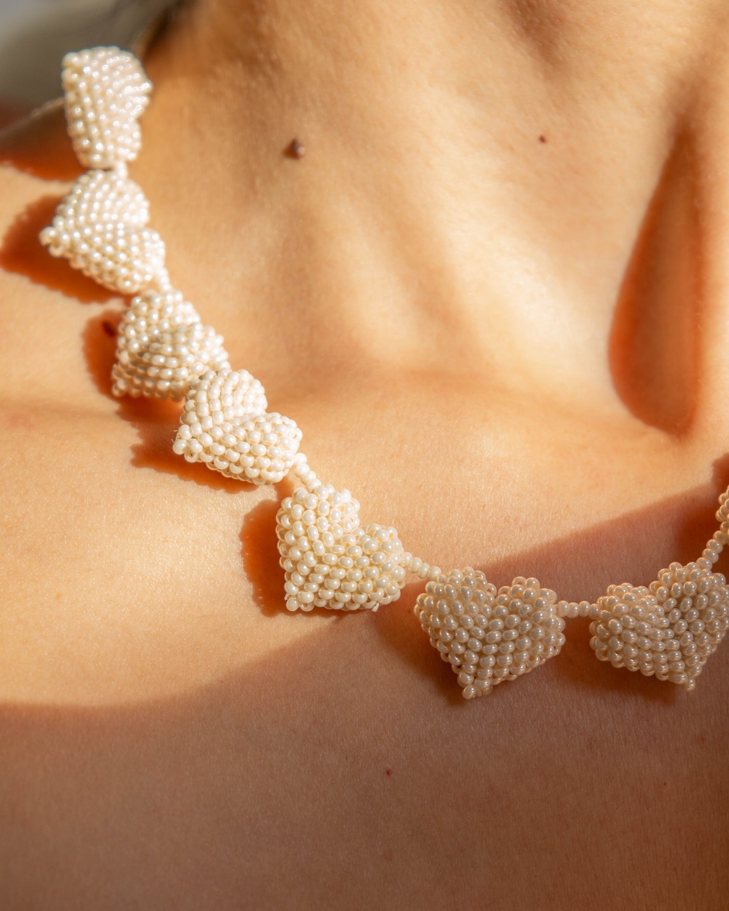 Collier lua Perles Blanches - Grow Accessorios