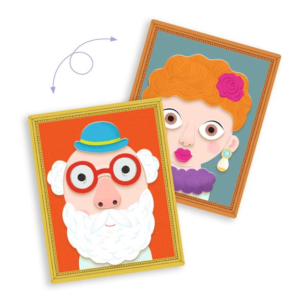 Jeu magnétique Inzebox Portraits - Djeco