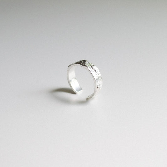 Bague ajustable Textured Band Ring - Shayelily Jewelry