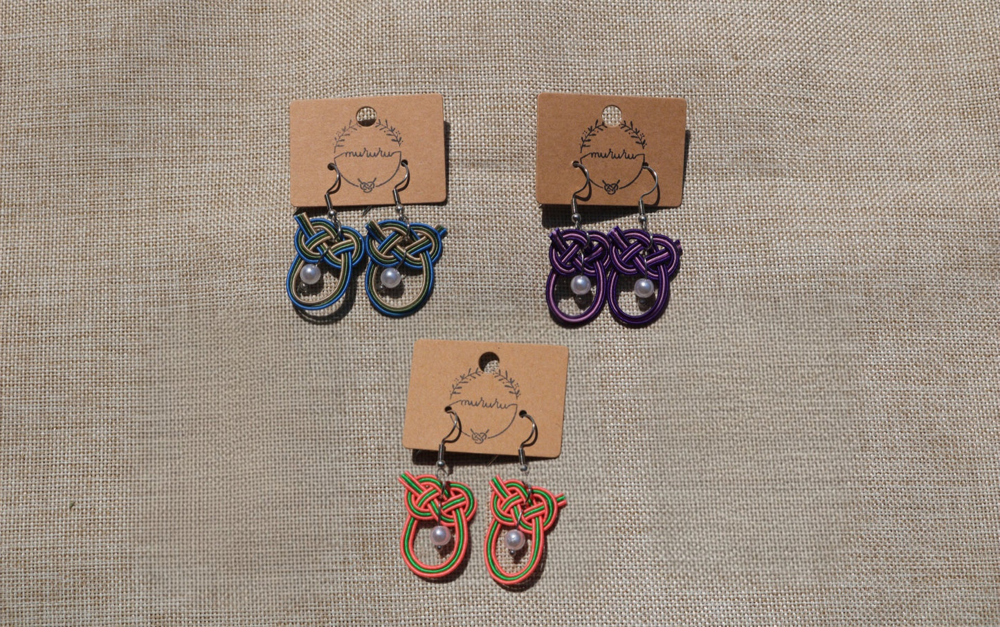 Boucles F. Awajimusubi Earring - STUDIO MURURU