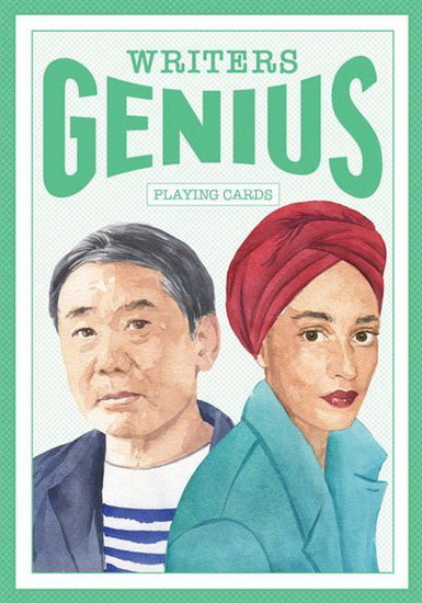 Genius Ecrivains cartes à jouer - Writers Genius Playing Cards - Laurence King