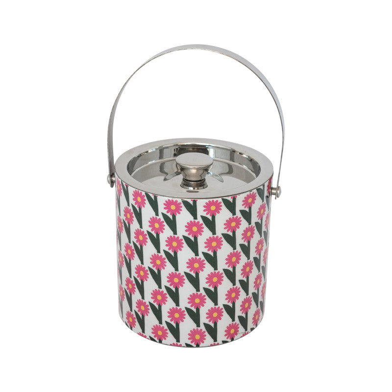 Seau à glace émaillé ''Fleurs'' Ice bucket - Hazel Mazel