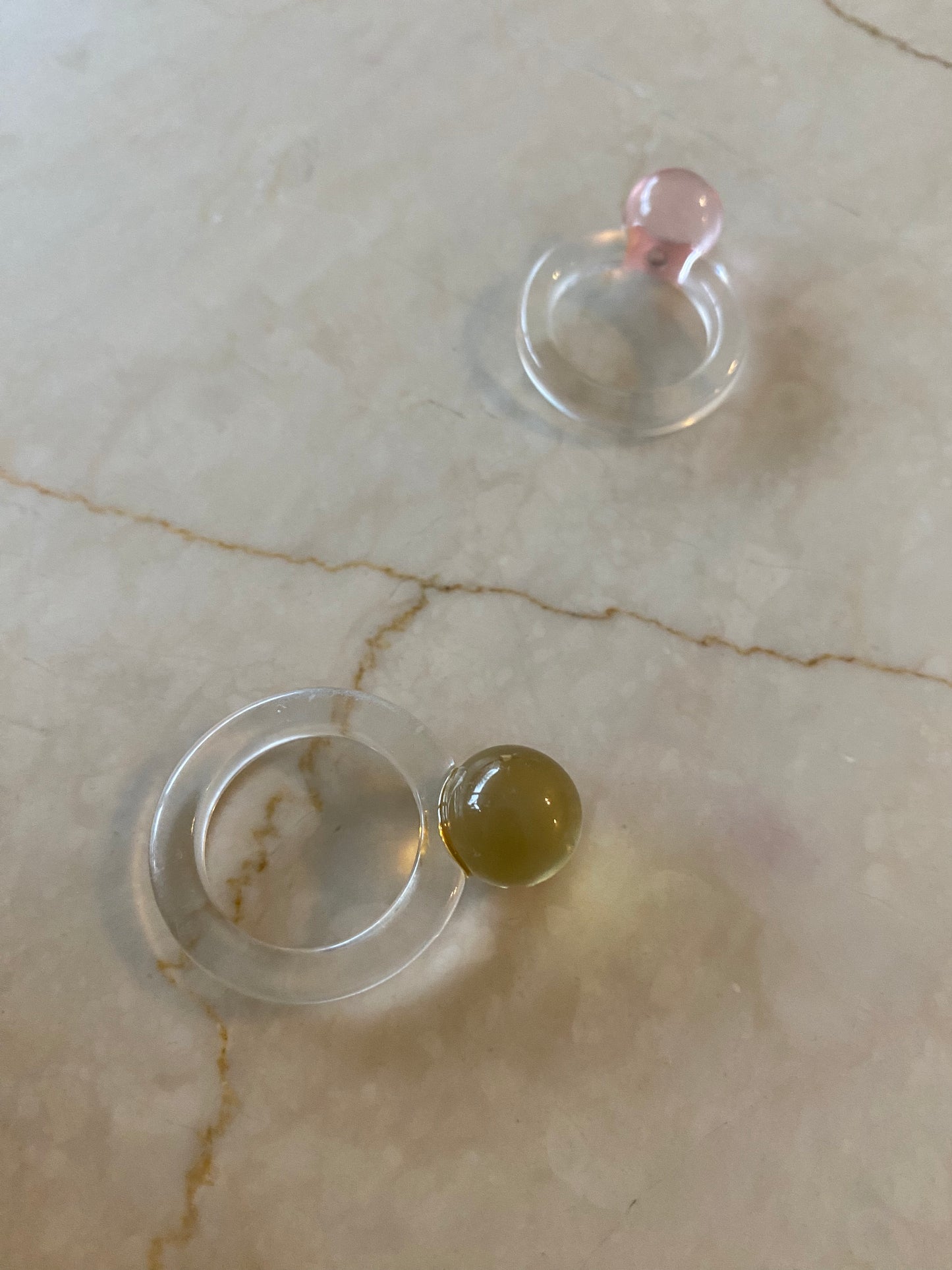 Ring ball ice cube resin